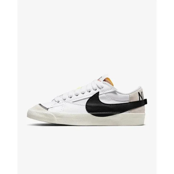 Nike Blazer Low 77 Jumbo Shoes Sneakers DN2158-101 White / Black Men's - Picture 12 of 15